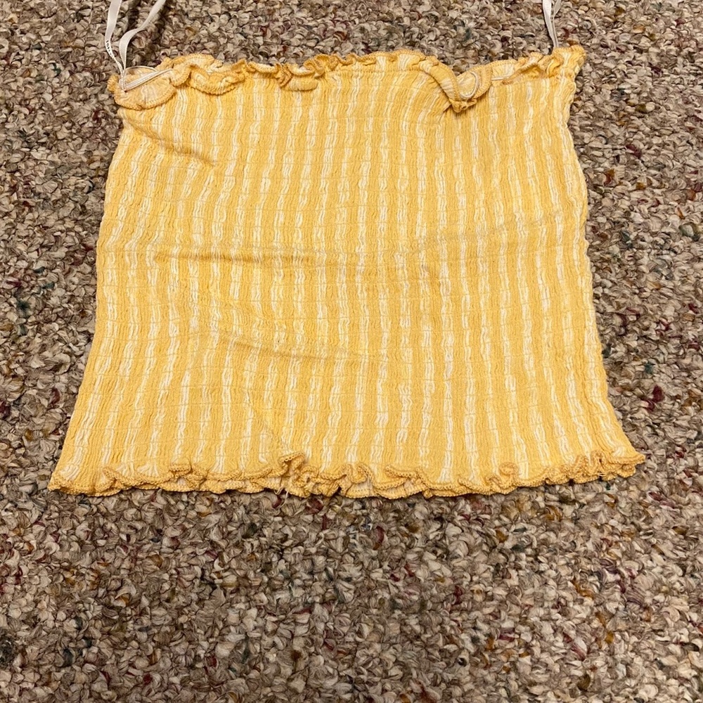 Tube top crop top